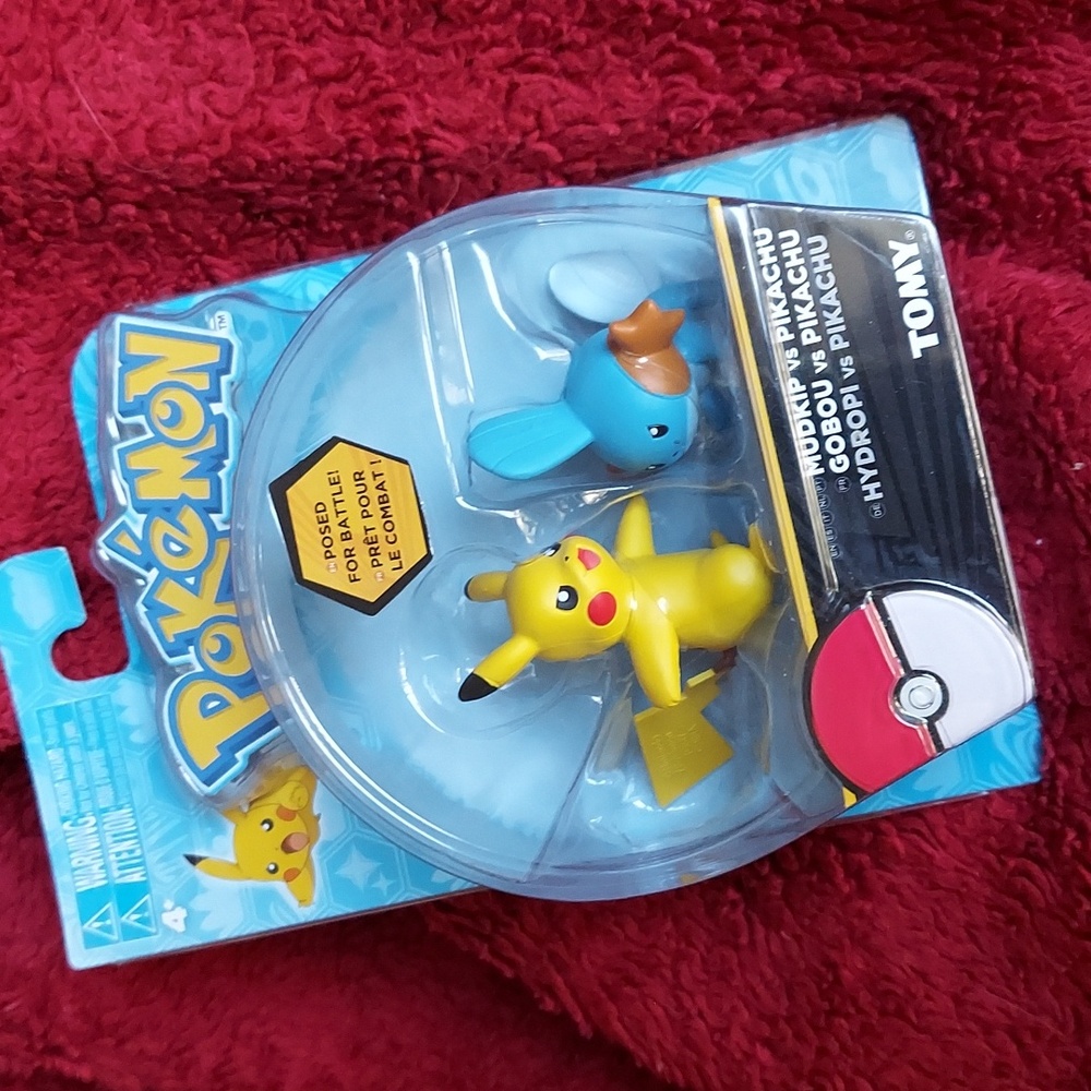 NIB Tomy Pokémon - Mudkip vs Pikachu
